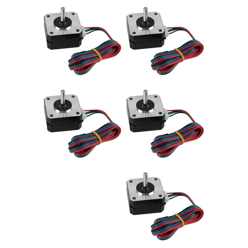 Stepper Motor Nema17 - 5 قطع غيار لطابعة ثلاثية الأبعاد،