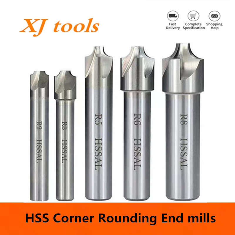 End Mill Set - المطاحن نهاية التقريب الزاوية HSS ،