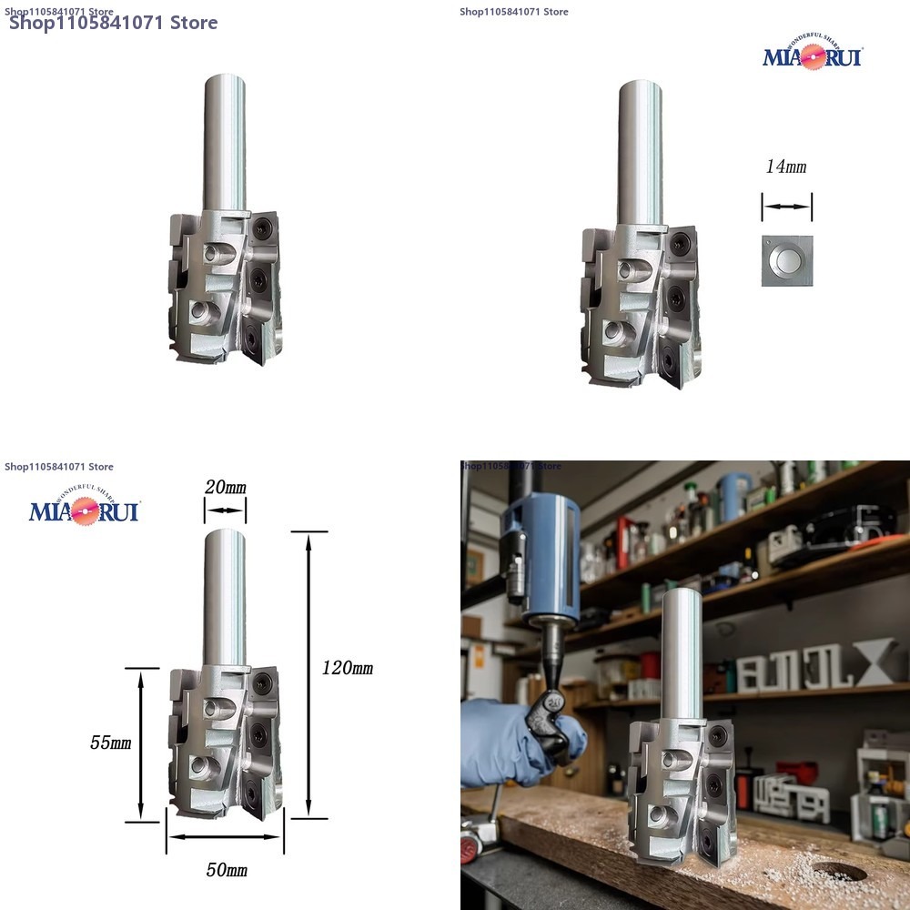 Cnc Bits - ريشة تشكيل حواف حلزونية مع رؤوس
