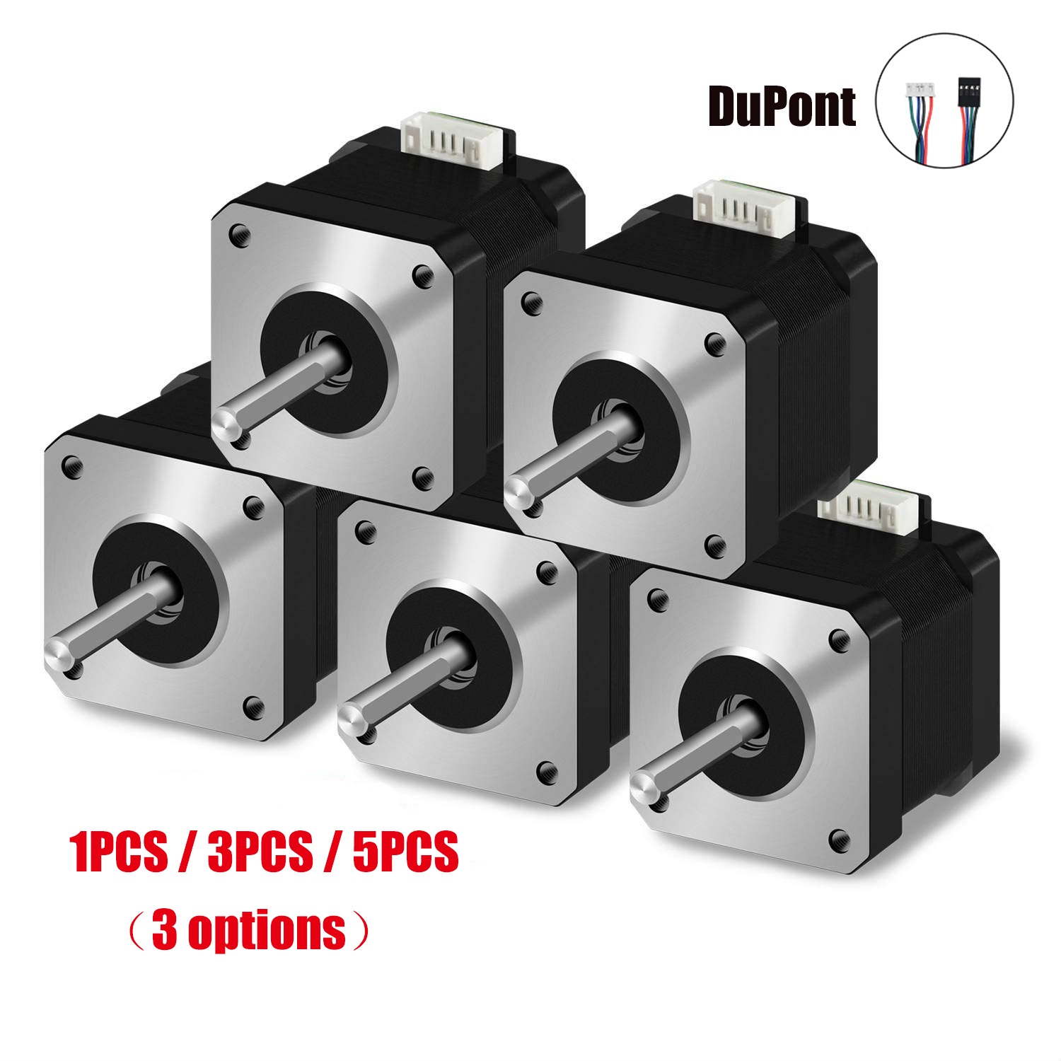 Stepper Motor Nema17 - 17HS4401 محرك متدرج لآلة الحفر باستخدام