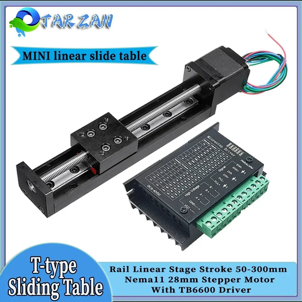 Linear Rod 8Mm - CNC صغير T-نوع انزلاق الجدول 50