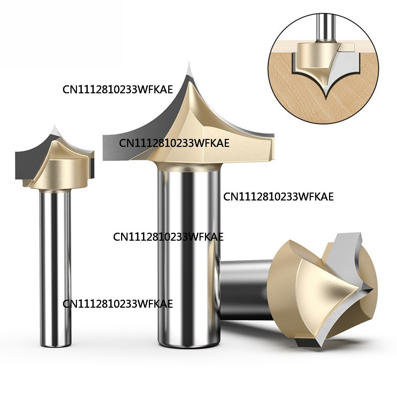 Cnc Bits - رؤوس قطع كربيد CNC بمقاسات 1/2