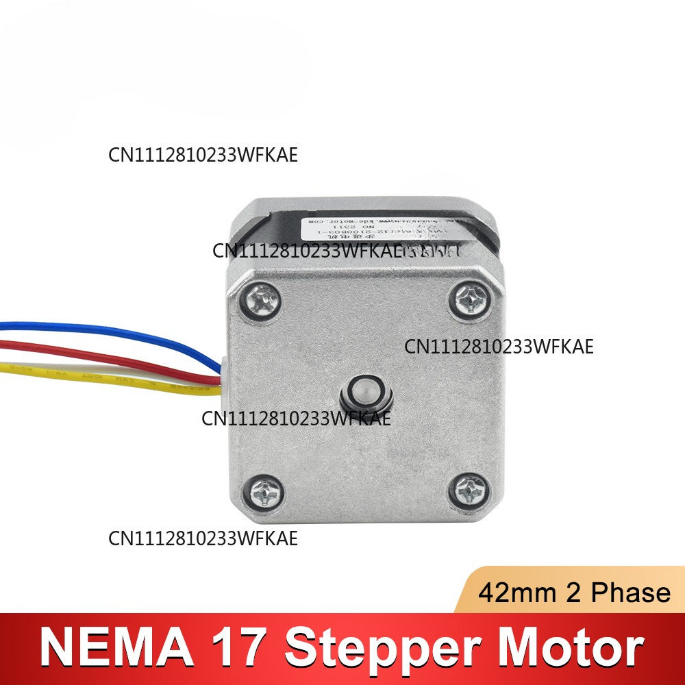 محرك ستيبر نيما 17 ثنائي الطور - مراجعة Stepper Motor Nema17 وسعره