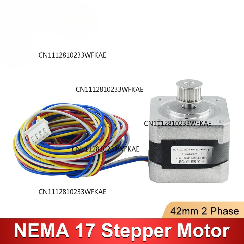 محرك ستيبر نيما 17 ثنائي الطور - مراجعة Stepper Motor Nema17 وسعره