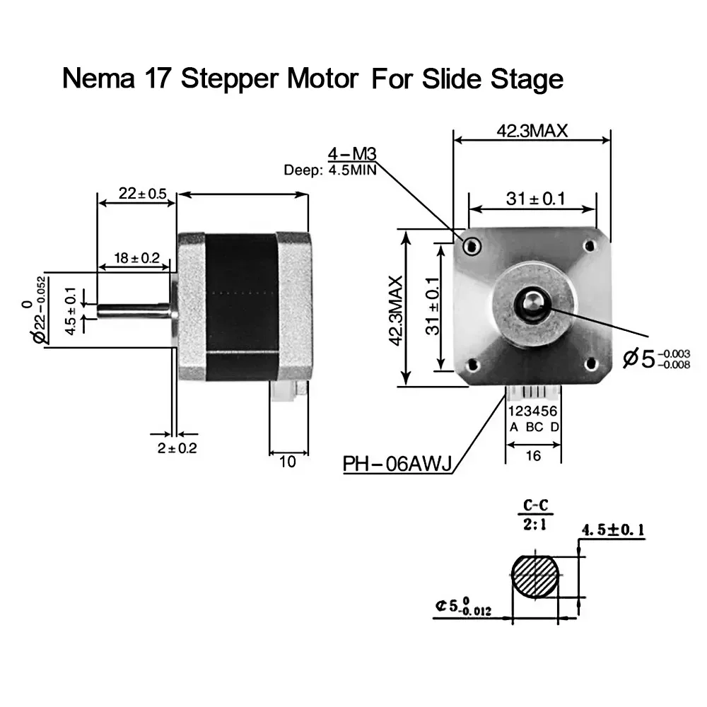 T-نوع الشريحة المرحلة الخطية ا - مراجعة Linear Rod 8Mm وسعره