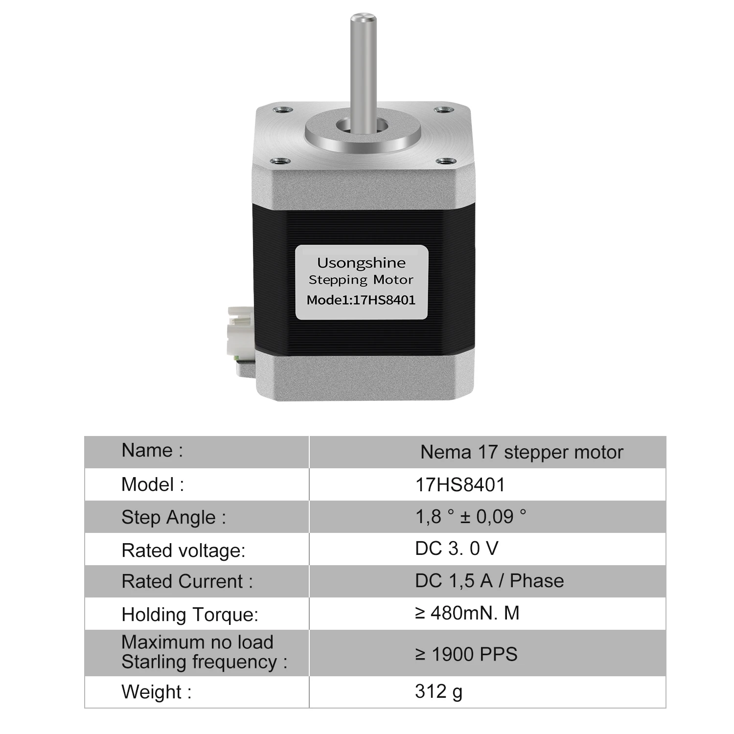 محرك خطوي Usongshine All Nema1 - مراجعة Stepper Motor Nema17 وسعره