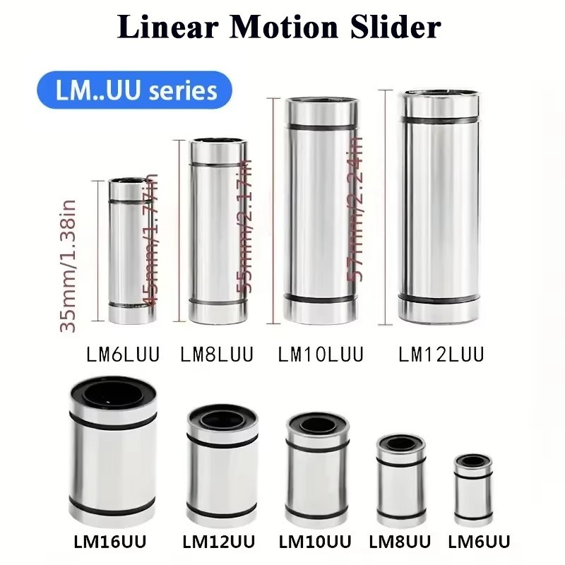 4/10 قطع LM3UU LM4UU LM5UU LM6 - مراجعة Lm8Uu Bearing وسعره