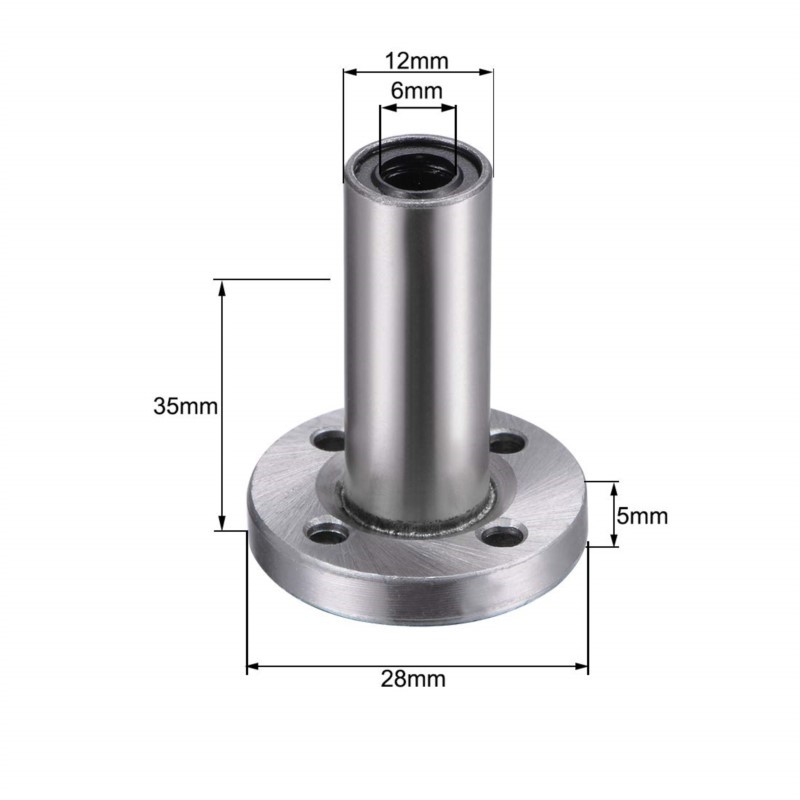 4 قطع/عبوة Lmf8uu Lmf10uu Lmf6 - مراجعة Lm8Uu Bearing وسعره