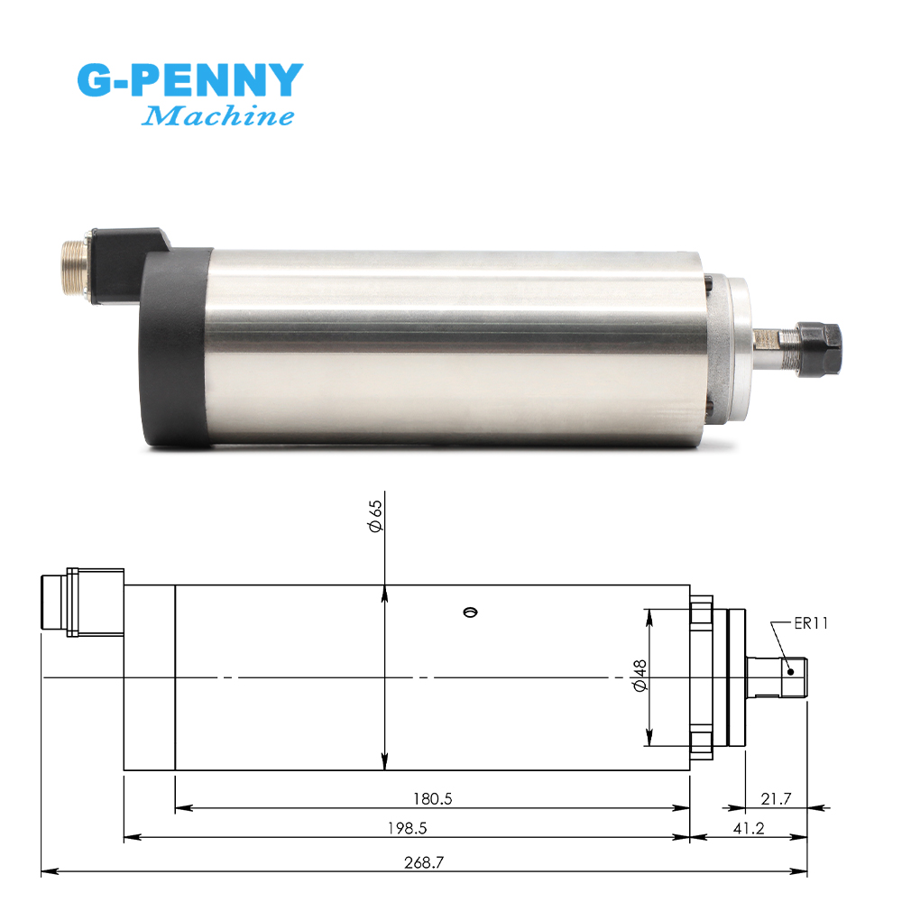 محرك مغزل G-Penny بتبريد هوائي - مراجعة Water Cooled Spindle وسعره