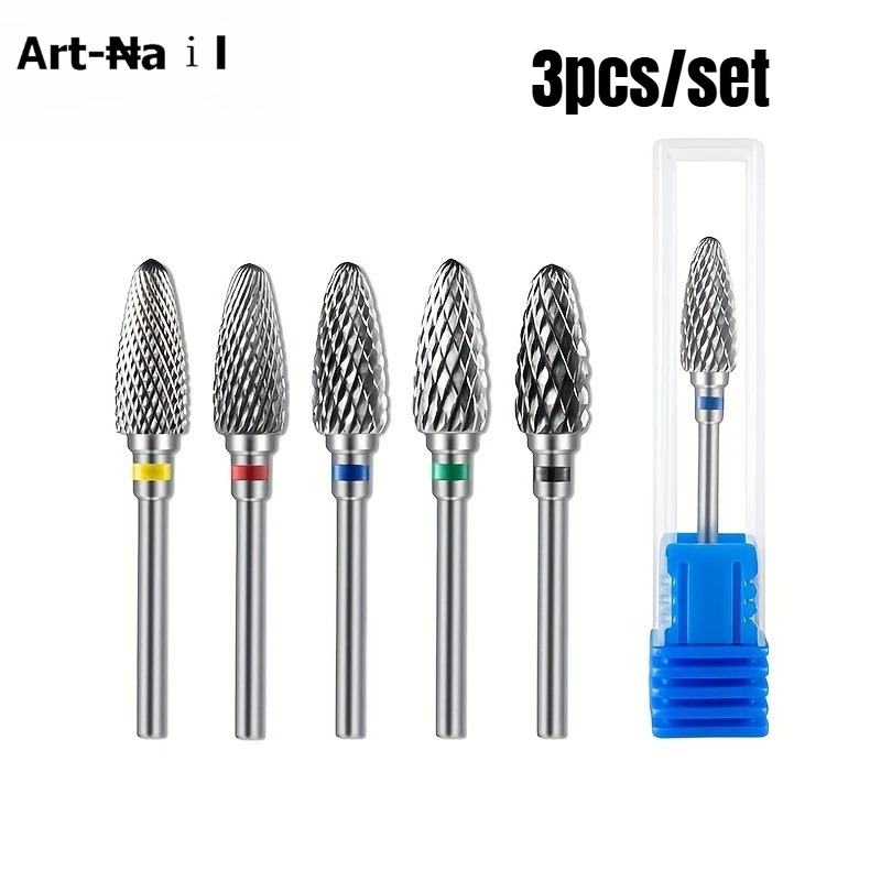 3 قطع من رؤوس حفر الأظافر المص - مراجعة Carbide End Mill وسعره