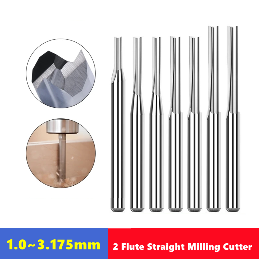 تفريز فتحة مستقيمة ، مطحنة طرف - مراجعة End Mill Set وسعره