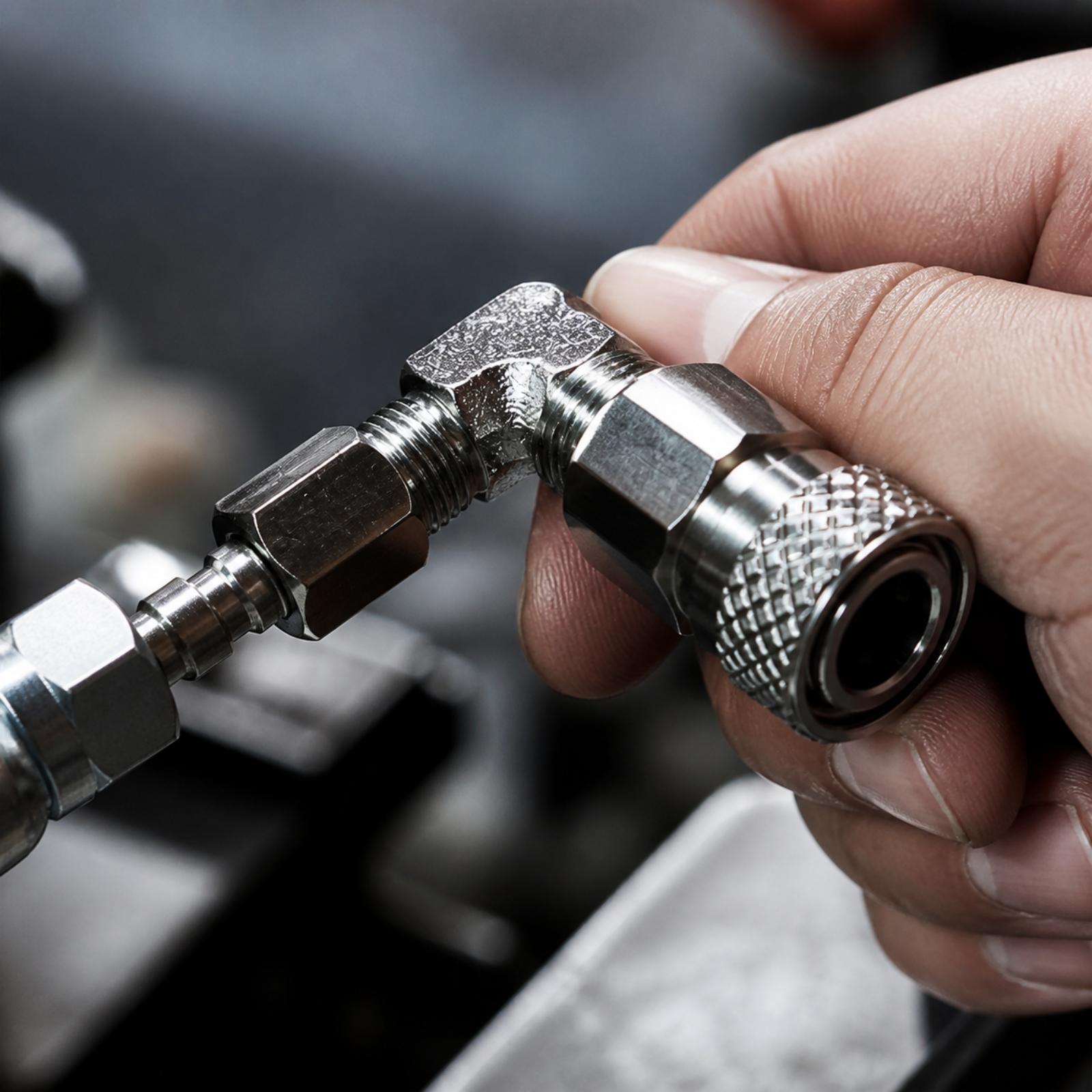وصلة تثبيت سريعة بزاوية من الف - مراجعة Coupling 8Mm وسعره