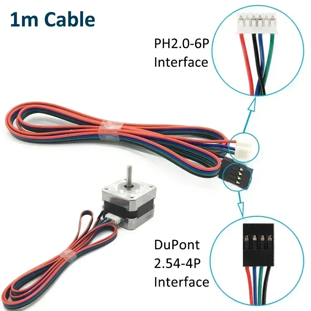 محرك متدرج Nema17 42 رباعي الأ - مراجعة Stepper Motor Nema17 وسعره