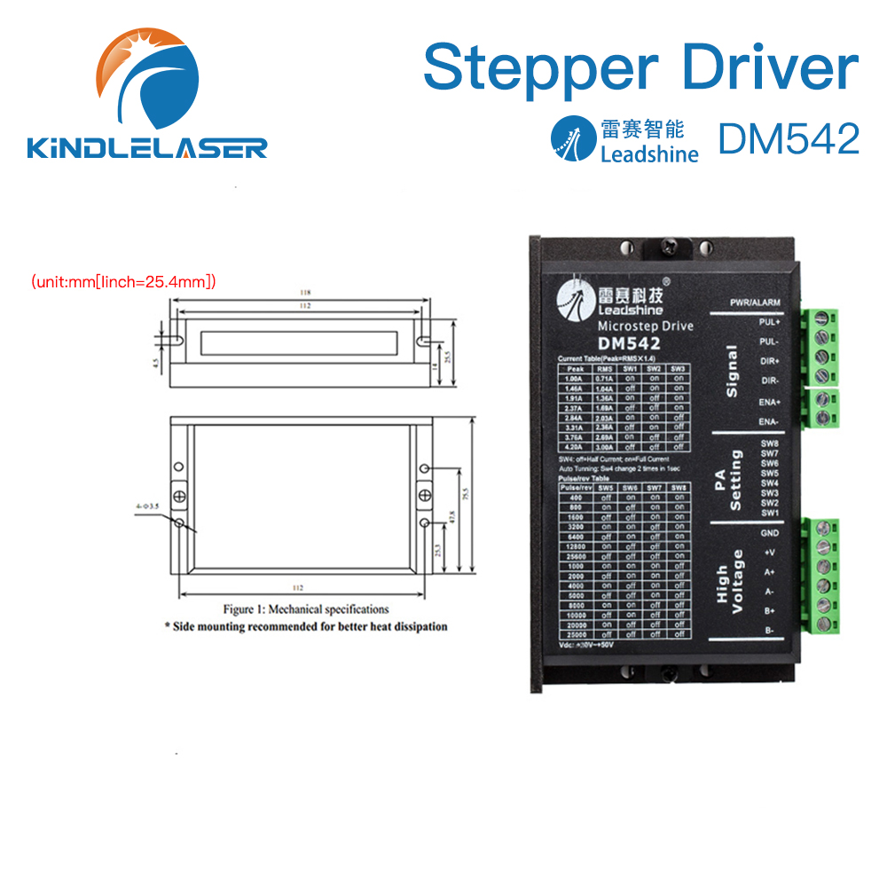Leadshine DM542 2 المرحلة السا - مراجعة Stepper Motor Nema17 وسعره