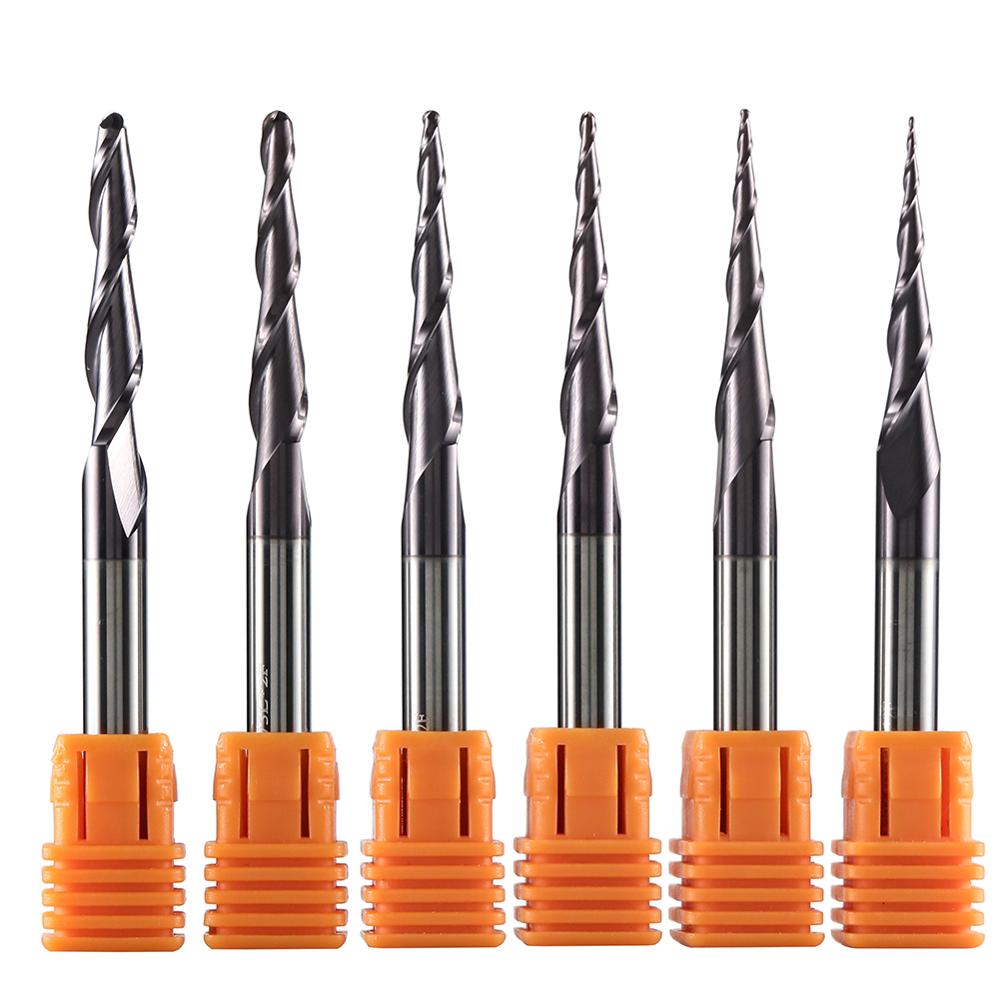 1 قطعة كربيد الصلبة المغلفة تف - مراجعة End Mill Set وسعره